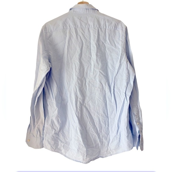 MICHAEL KORS TAILORED FIT LIGHT BLUE BUTTON DOWN SHIRT - Picture 3 of 3